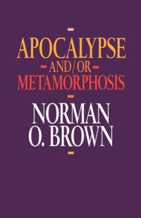 cover of the book Apocalypse and/or Metamorphosis