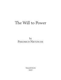 cover of the book The Will to Power