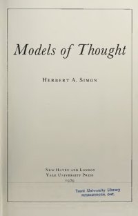 cover of the book Models of Thought