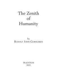 cover of the book The Zenith of Humanity