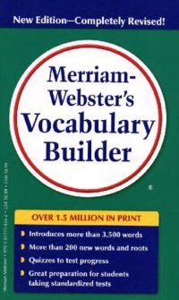 cover of the book Merriam-Webster’s Vocabulary Builder | Perfect for prepping for SAT, ACT, TOEFL, & TOEIC