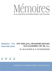 cover of the book On the pro-p Iwahori Hecke Ext-algebra of SL2(Qp)