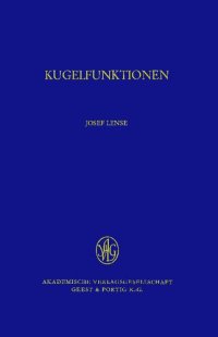 cover of the book Kugelfunktionen