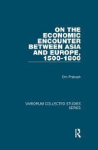 cover of the book On the Economic Encounter Between Asia and Europe, 1500-1800