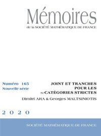 cover of the book Joint et tranches pour les ∞-catégories strictes