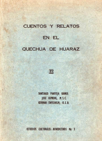 cover of the book Cuentos y relatos en el quechua de Huaraz