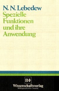 cover of the book Spezielle Funktionen und ihre Anwendung