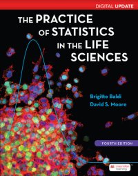 cover of the book The Practice of Statistics in the Life Sciences