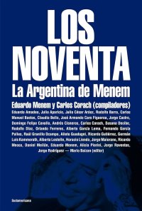 cover of the book Los noventa. La Argentina de Menem