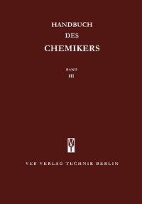 cover of the book Handbuch des Chemikers - Band 3