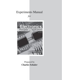 cover of the book Experiments Manual for Electronics: Principles & Applications