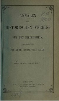 cover of the book Annalen des Historischen Vereins für den Niederrhein, insbesondere die alte Erzdiözese Köln / Das Gräflich Mirbach'sche Archiv zu Harff. Urkunden und Akten zur Geschichte rheinischer und niederländischer Gebiete; 1