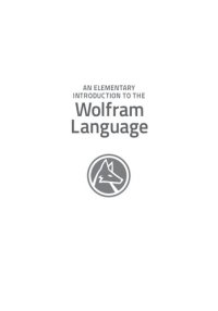 cover of the book An Elementary Introduction to the Wolfram Language