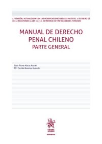 cover of the book Manual de Derecho Penal Chileno Parte General