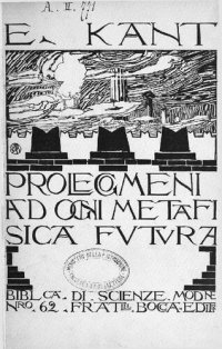 cover of the book Prolegomeni ad ogni metafisica futura che vorrà presentarsi come scienza