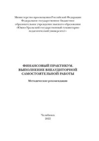 cover of the book Финансовый практикум. Выполнение внеаудиторной самостоятельной работы