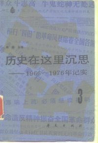 cover of the book 历史在这里沉思: 1966-1976年记实