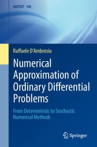 cover of the book Numerical Approximation of Ordinary Differential Problems. From Deterministic to Stochastic Numerical Methods