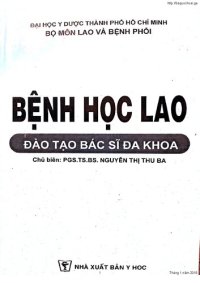 cover of the book Bệnh học lao - Đào tạo bác sĩ đa khoa - ĐH Y Dược TP. HCM