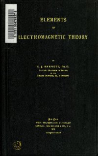 cover of the book Elements of Electromagnetic Theory