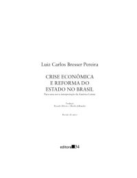 cover of the book Crise economica e reforma do estado no Brasil : para uma nova interpretacao da America Latina