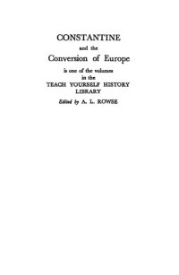 cover of the book Constantine and the Conversion of Europe