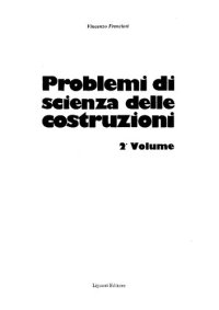 cover of the book Problemi di Scienza delle Costruzioni Volume II