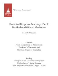 cover of the book Stilling the Mind. SHAMATHA TEACHINGS FROM DUDJOM LINGPA’S VAJRA ESSENCE