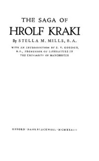 cover of the book The Saga of Hrolf Kraki