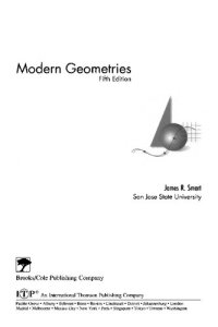 cover of the book Modern Geometries