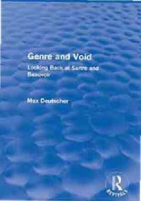 cover of the book Genre and Void: Looking Back at Sartre and Beauvoir