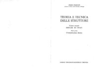 cover of the book Teoria e tecnica delle strutture, Vol. 2 - Parte1