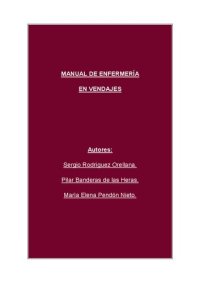 cover of the book Manual de enfermería en vendajes