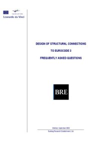 cover of the book Design of Structural Connections to Eurocode 3 – Frequently Asked Questions