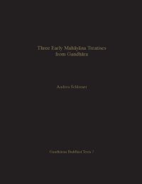 cover of the book Three Early Mahāyāna Treatises  from Gandhāra