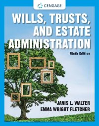 cover of the book Wills, Trusts, and Estate Administration (MindTap Course List)