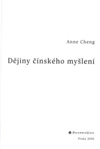 cover of the book Dějiny čínského myšlení