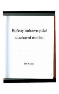 cover of the book Kořeny indoevropské duchovní tradice