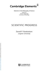 cover of the book Scientific Progress