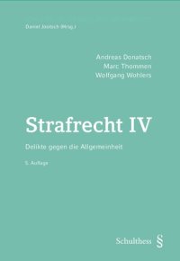 cover of the book Strafrecht IV Delikte gegen die Allgemeinheit