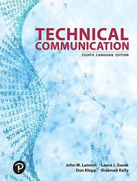 cover of the book Technical Communication, Canadian Edition