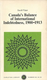 cover of the book Canada's Balance of International Indebtedness, 1900-1913