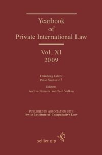 cover of the book Yearbook of Private International Law: Volume XI 2009