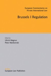 cover of the book Brussels I Regulation