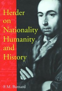 cover of the book Herder on Nationality, Humanity, and History