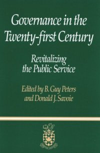 cover of the book Governance in the Twenty-first Century: Revitalizing the Public Service