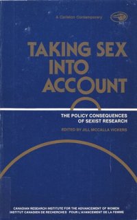 cover of the book Taking Sex into Account: The Policy Consequences of Sexist Research