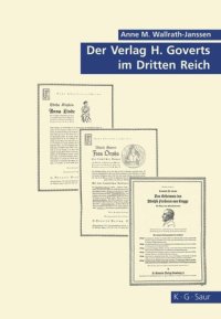 cover of the book Der Verlag H. Goverts im Dritten Reich