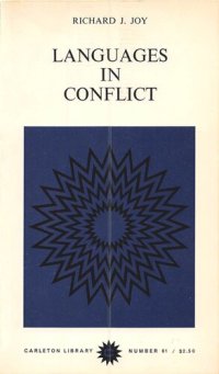 cover of the book Languages in Conflict: The Canadian Experience