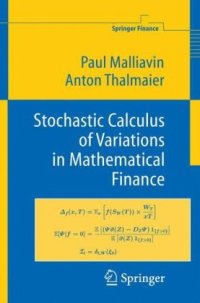 cover of the book Stochastic Calculus of Variations in Mathematical Finance